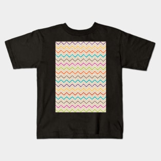 Distressed Chevron - Multi Kids T-Shirt